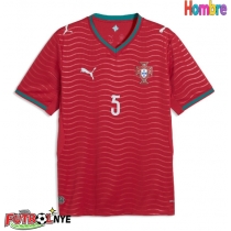 Camiseta Portugal Diogo Dalot #5 Primera Equipación Mundial 2026 manga corta
